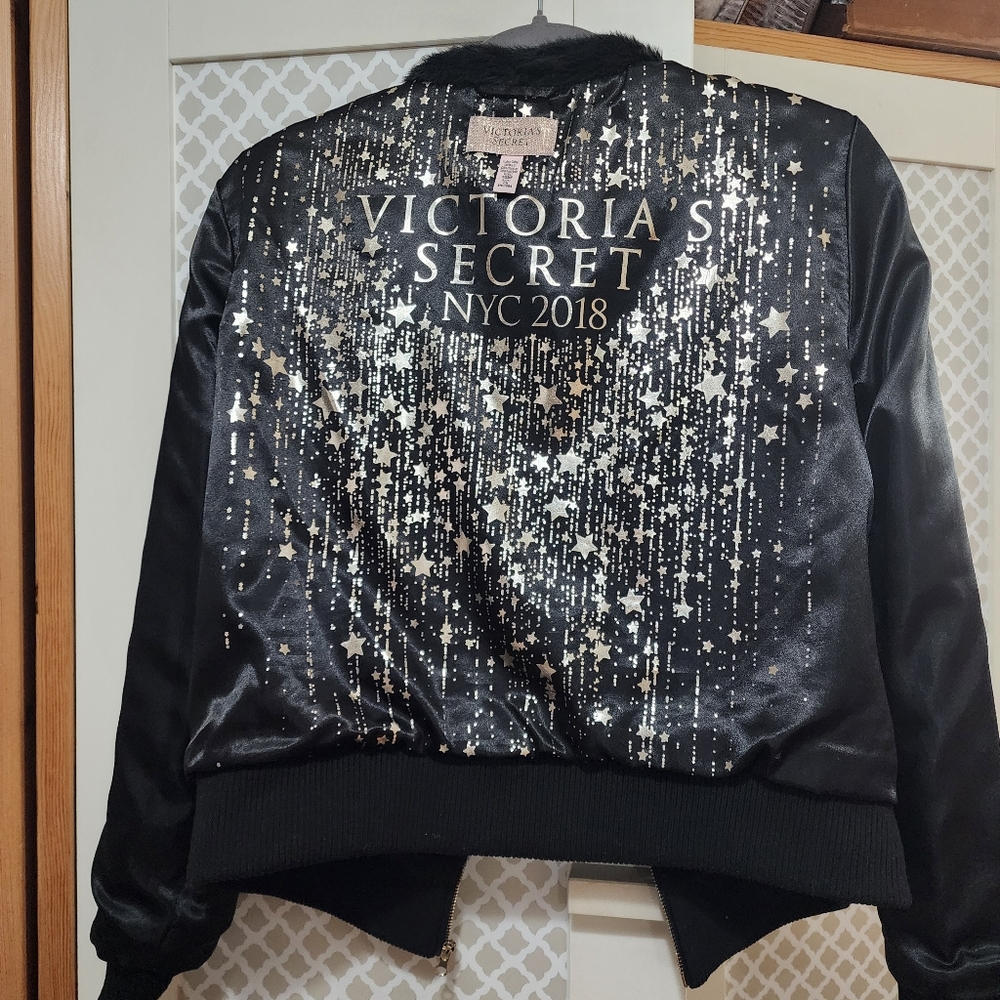Victoria's Secret Black and Gold Jacket